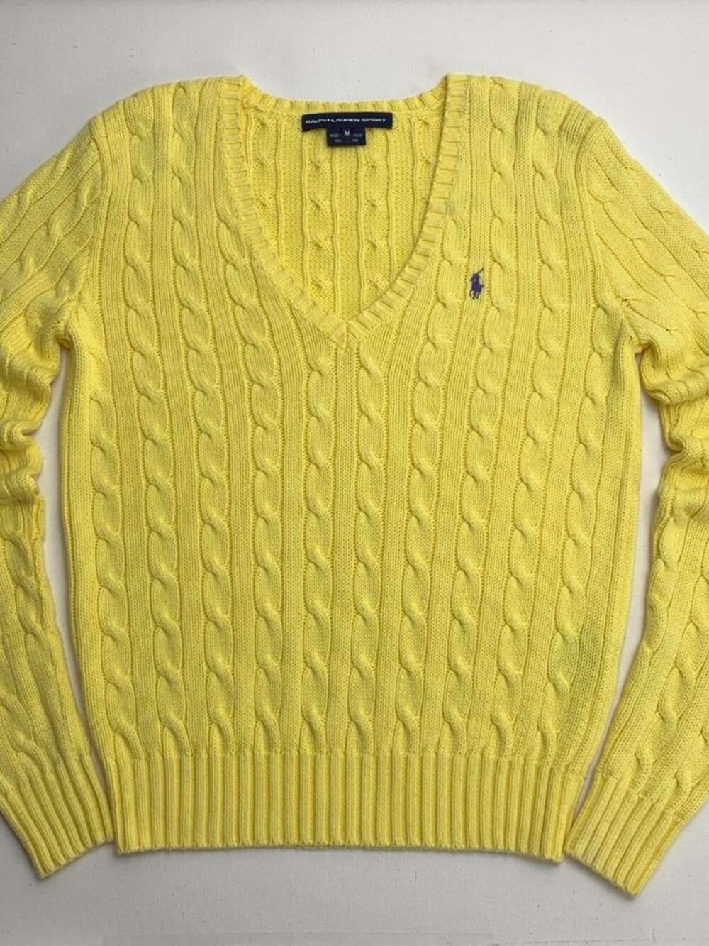 Polo Ralph Lauren Women's Yellow Jumper